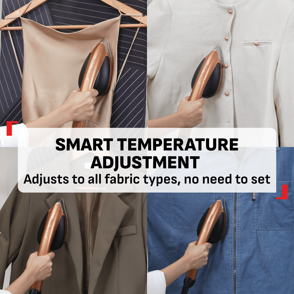 Tefal All-in-One Garment Steamer IXEO Power 2170W QT2020  3-Position Smart Board, Removable Base, 1.1 removable Water Tank, Made in France