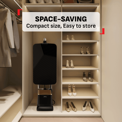 Tefal All-in-One Garment Steamer IXEO Power 2170W QT2020  3-Position Smart Board, Removable Base, 1.1 removable Water Tank, Made in France