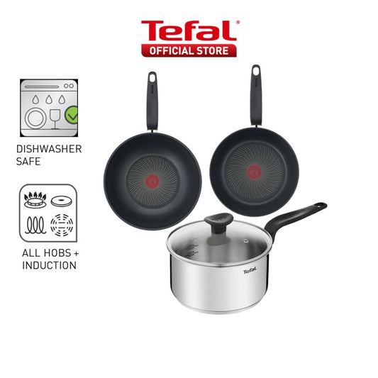 Tefal Primary Stainless Steel 4pc Set CWS309