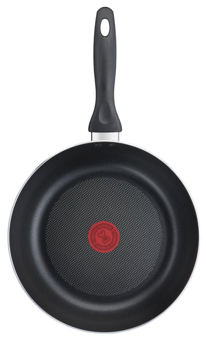 Tefal Clear Cook 5pc Set ( Frypan 20cm + Wok Pan 28cm + Stewpot 22cm + lid + Spatula ) B266S5