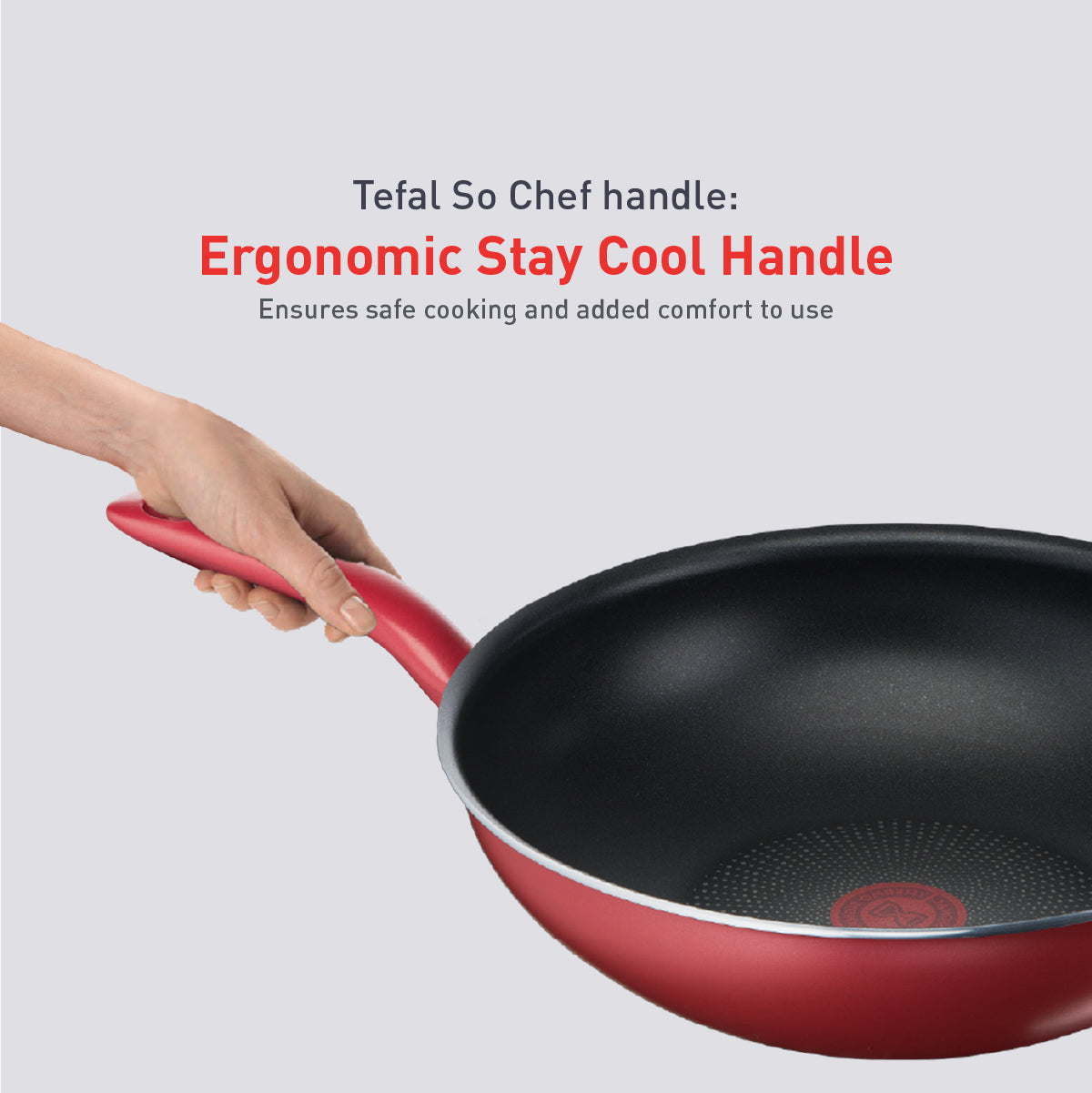 Tefal So Chef CW Set Wok Pan 30cm w/lid + Deep Frypan 24cm (G13594 + G13584) CWS311