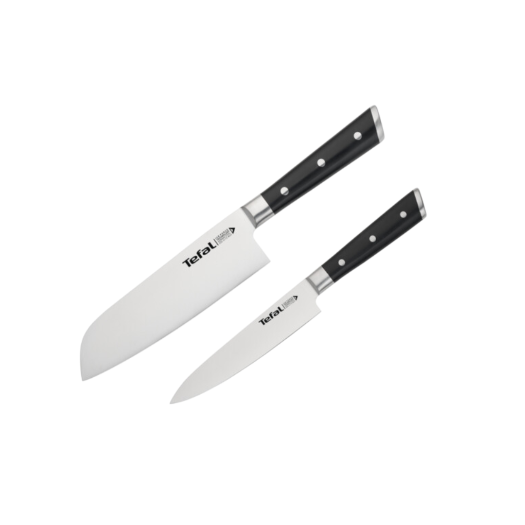 Tefal Ice Force 2pcs Set (Santoku Knife 16.5cm + Utility 13cm) K232S2