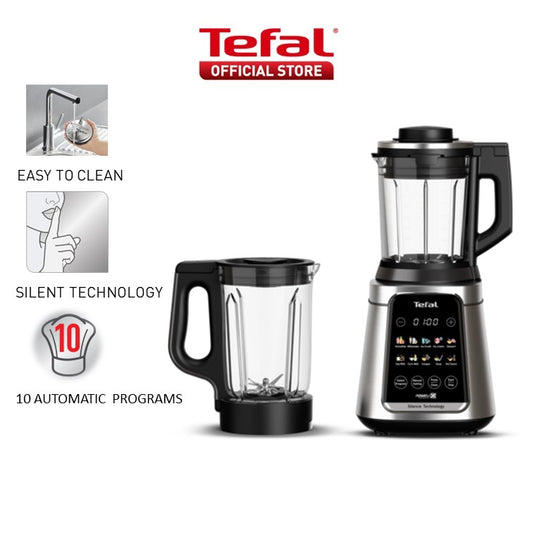 Tefal Ultrablend Silence Heating High Speed Blender BL98SC - 2000W, Hot & Cold, Silent Tech, Removable blades,GlassJar