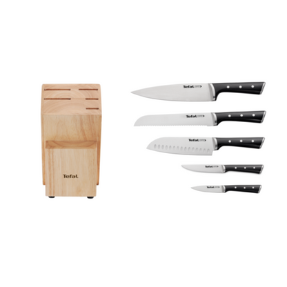 Tefal Ice Force 5pcs Knife Block Set K232S5