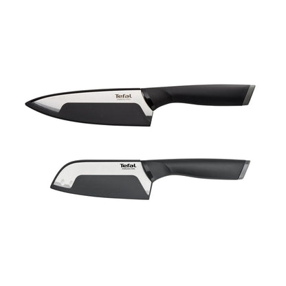 Tefal Comfort SS Knives 2pcs set ( Santoku 12cm + Chef 15cm ) K221S2