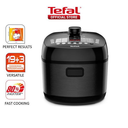 Tefal Home Chef Smart Pro Electric Pressure Cooker 4.8L CY625  Multicooker, 19 programmes, 10 cups, slow cook, saute, sous vide, bake, sauce thickening