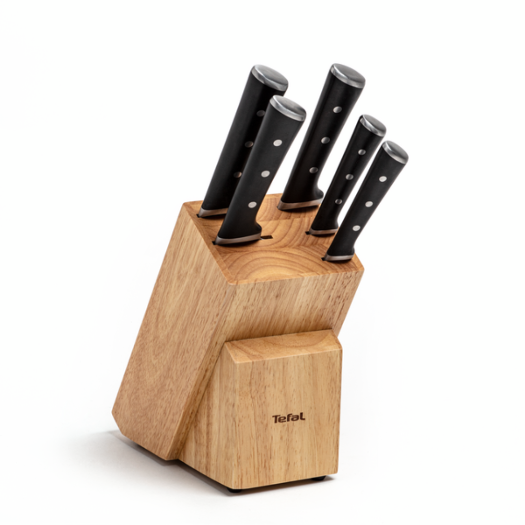 Tefal Ice Force 5pcs Knife Block Set K232S5