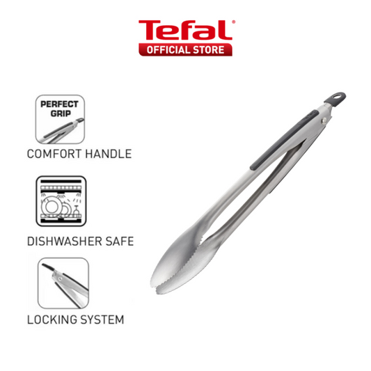 Tefal Comfort Stainless Steel Cooking Tongs 34cm K12916