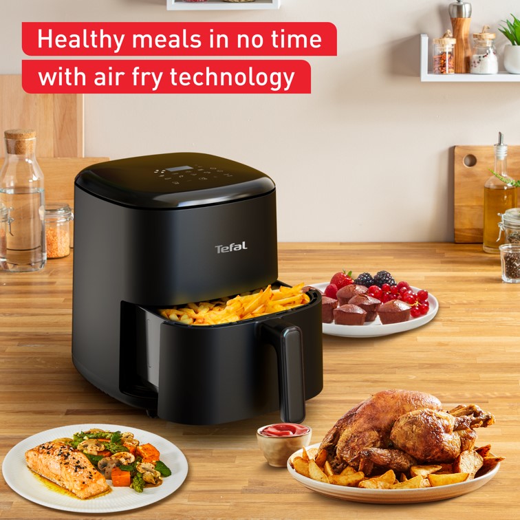 Tefal Easy Fry Max Digital Air Fryer 5L EY2458 - 10 programs, non-stick dishwasher safe basket, 70% energy saving