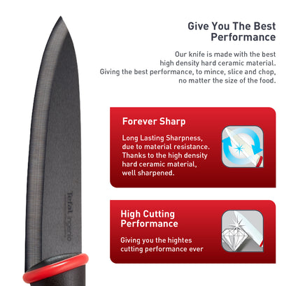 Tefal Ingenio Ceramic Chef Knife 16cm K15202