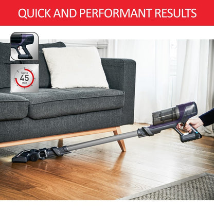 Tefal X-pert 6.60 Cordless Handstick Vacuum Cleaner TY6837  Lightweight, Automatic Floor/Surface Settings, Removable Battery, Easy Maintenance, 45-Minute Battery