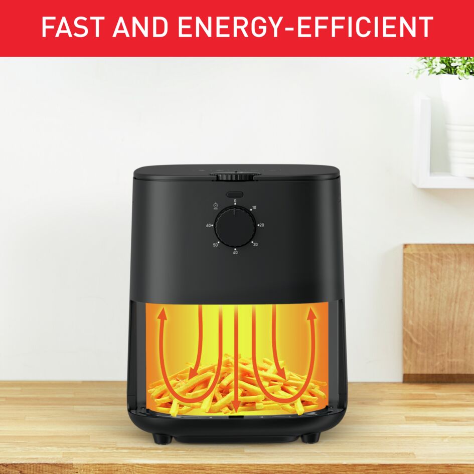 Tefal Easy Fry Compact Healthy Air Fryer 3.5L 4-in-1 EY1308 - Fry, Roast, Bake, Grill, Hot Air technology, Fast & energy efficient