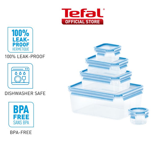 Tefal Masterseal Fresh Box 5pcs Set - 0.15/0.25/0.55/1/3.7L K30290