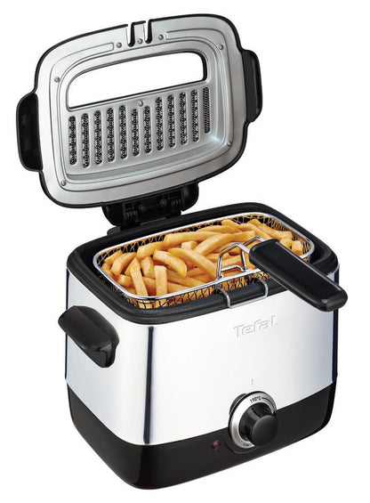 Tefal Adjustable Thermostat Mini Fryer 1000W 600g Food Capacity FF2200