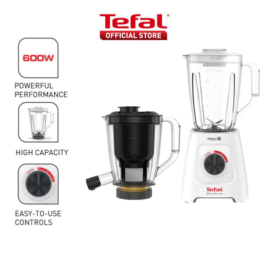 Tefal Blendforce 2 in 1 with Juicer attachment BL42Q, 600W, 2 in 1 Easy switch, Air Cooling system, Easy to assemble