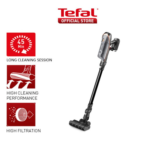 Tefal X-Force 8.60 Cyclonic Technology Light Handstick Vacuum Cleaner 0.55L TY9670  Lightweight, Extreme Hygiene, Flex, Easy Maintenance, 45-Minute Battery