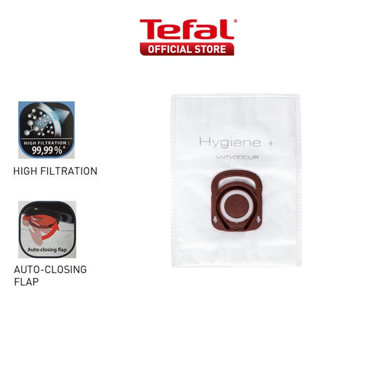 Tefal Vacuum Cleaner Hygiene Plus Anti-Odour Bag X 4 ZR2007