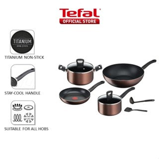 Tefal Day by Day Range Cookware Set 3pcs/4pcs/8pcs