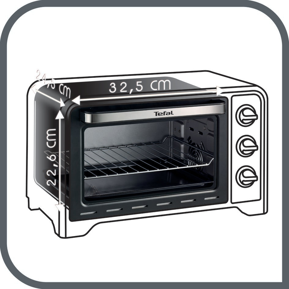 Tefal Compact Size Optimo Convection Oven 19L (1380W) OF4448