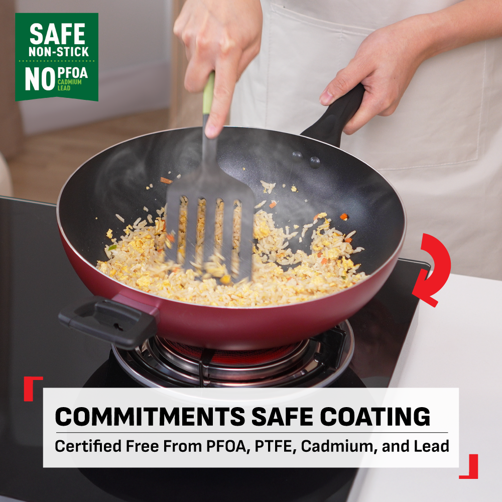 Tefal Light & Clean 3pcs Set (FP26cm+WP32cm w/lid) B224S3