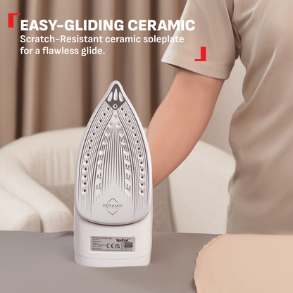 Tefal Virtuo 30 Steam Iron FV2C41 – Quick & Easy, Powerful 2000 Watts, Steam Boost 120g/min (FV1721 available)