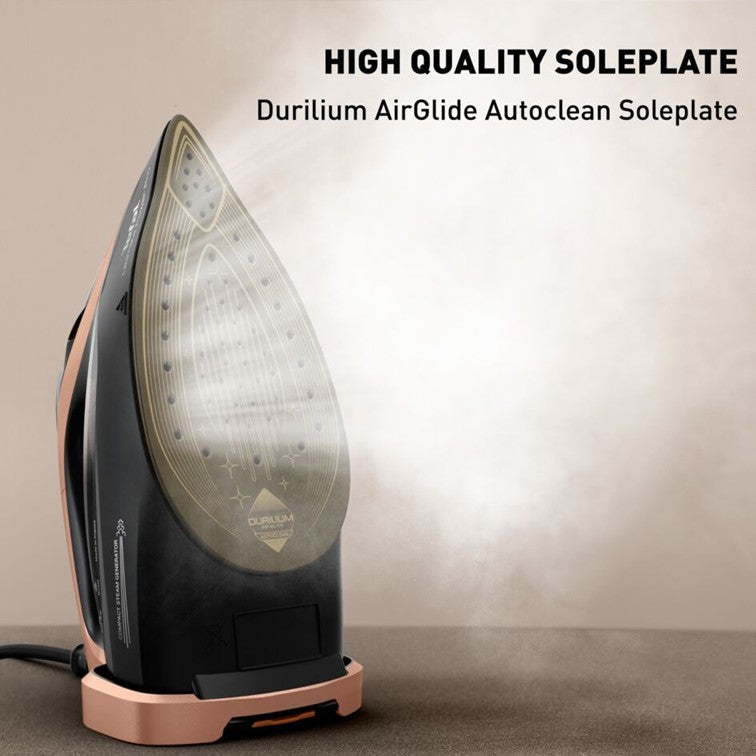 Tefal Ultimate Power Pro Steam Iron FV9E51 – 2990W, Durillium Airglide, AutoClean soleplate, Anti-drip, Made in France