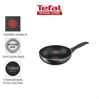 Tefal Cook & Clean Range Frypan, Wok Pan, Cookware Set 20cm/24cm/26cm/28cm/30cm