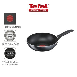 Tefal Cook & Clean Range Frypan, Wok Pan, Cookware Set 20cm/24cm/26cm/28cm/30cm