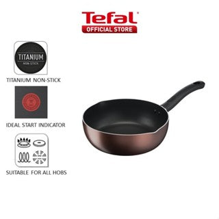 Tefal Day by Day Frypan, Deep Frypan, Saucepan, Stewpot, Wok Pan 18cm/22cm/24cm/26cm/28cm/32cm