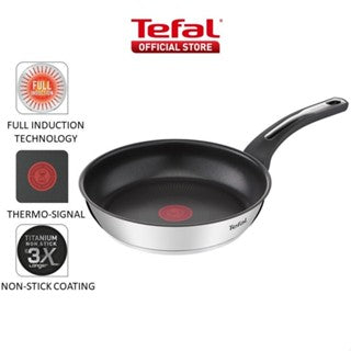 Tefal Emotion Range Non-Stick Stainless Steel Frypan, Stockpot, Wok Pan, Saucepan 16cm/22cm/24cm/28cm