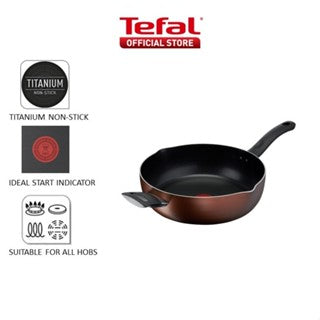 Tefal Day by Day Frypan, Deep Frypan, Saucepan, Stewpot, Wok Pan 18cm/22cm/24cm/26cm/28cm/32cm