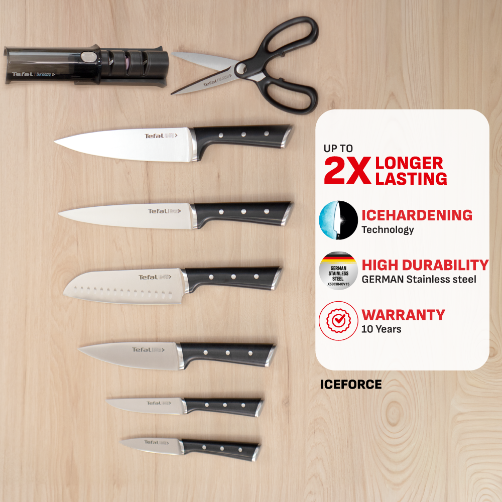 Tefal Ice Force Knives and Kitchen Scissors – Tefal Singapore Tefal Ice Force Knives and Kitchen Scissors – Tefal Singapore