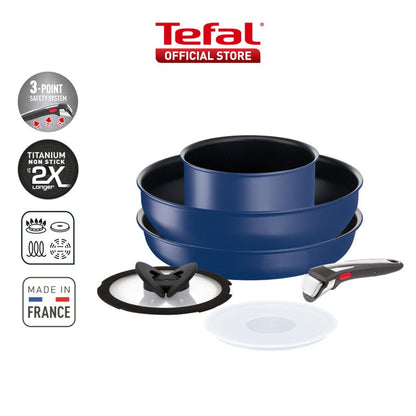 Tefal Ingenio Daily Chef Induction Frypan, Wok Pan, Cookware Set Black (3pcs/4pcs/6pcs/8pcs)