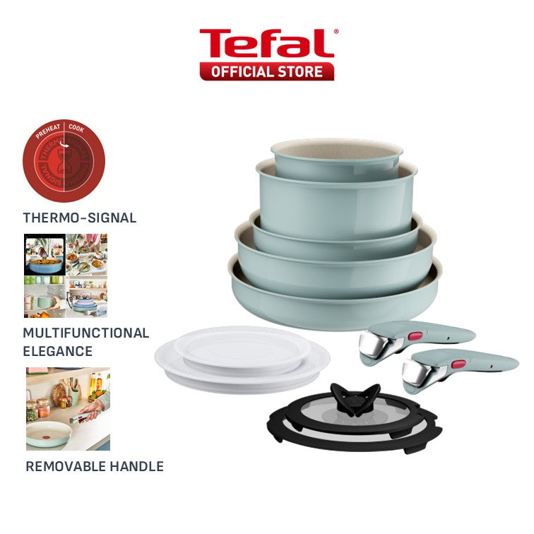 Tefal Ingenio Serenity 11pc Cookware Set