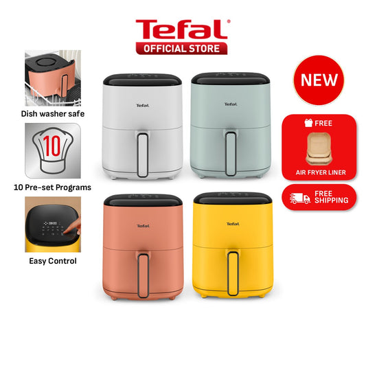 (NEW) Tefal Easy Fry POP 5L Air Fryer EY245 - 10 Programs, Mode Option, Adjustable Temperature, Touch Panel, Dishwasher-safe