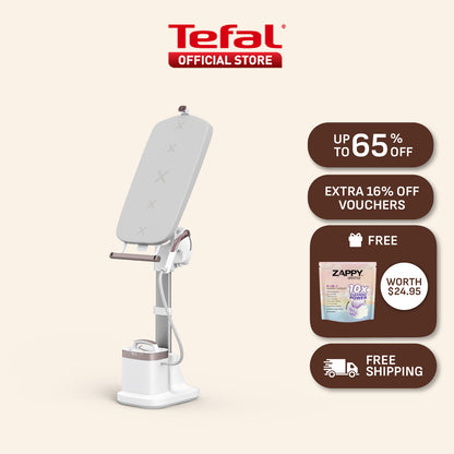 (NEW) Tefal IXEO Vision All-in-One Steaming Ironing Solution Garment Steamer QT1811 - 5 Angle Tilt Board, No Burns