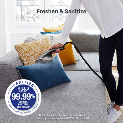 (New) Tefal IXEO Power Garment Steamer QT2028 – 3 Angle Tilt Board, 1.2L Water Tank, Powerful Steam Boost 350g/min