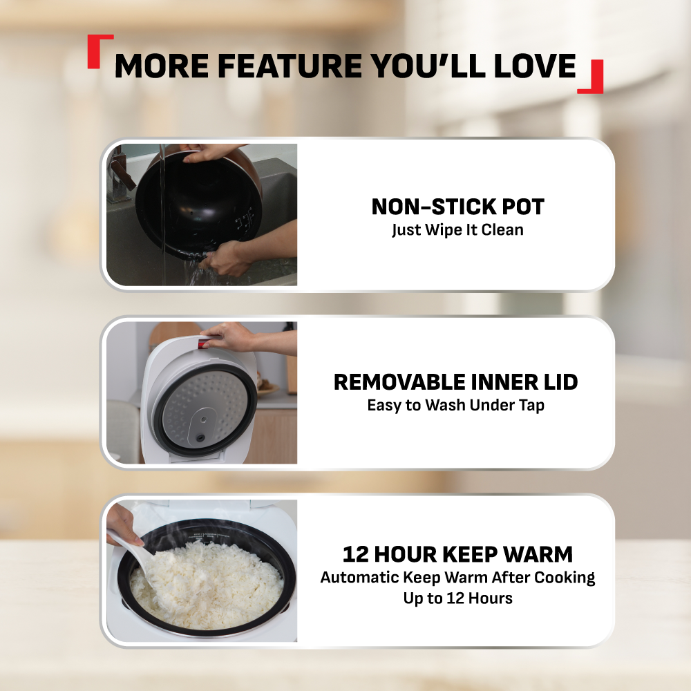 Tefal Rice Master Induction Fuzzy Logic Rice Cooker 1.5L RK8131 ƒ?? 14 Programs, 8 Cups, 1.5mm Ceramic Spherical Pot