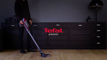 Tefal X-pert 6.60 Cordless Handstick Vacuum Cleaner TY6837  Lightweight, Automatic Floor/Surface Settings, Removable Battery, Easy Maintenance, 45-Minute Battery