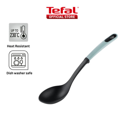Tefal Ingenio+ Heat Resistant Kitchen Tools - Spoon, Ladle, Y Peeler, Angled Spatula, Slotted Turner, Wok Spatula