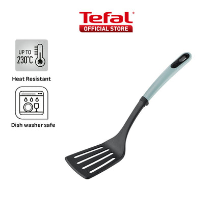 Tefal Ingenio+ Heat Resistant Kitchen Tools - Spoon, Ladle, Y Peeler, Angled Spatula, Slotted Turner, Wok Spatula