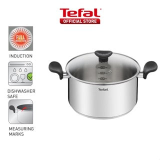 Tefal Primary SS Range Stewpot, Wok Pan, Sautepan, Stockpot, Saucepan, Frypan 16cm/24cm/28cm