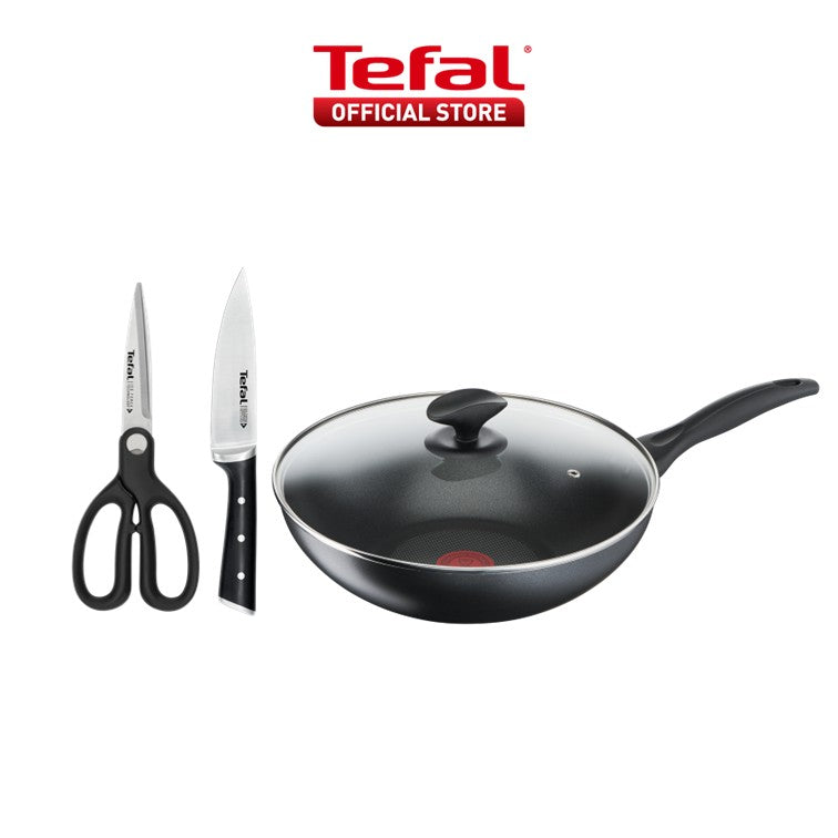 Tefal Cook & Clean Range Frypan, Wok Pan, Cookware Set 20cm/24cm/26cm/28cm/30cm