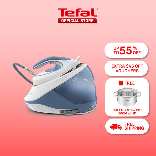 Tefal Express Protect Steam Generator 1.8L 2800W SV9202  520g Steam Boost, Durilium Airglide, Removable Calc Collector, Safe, Flawless Glide