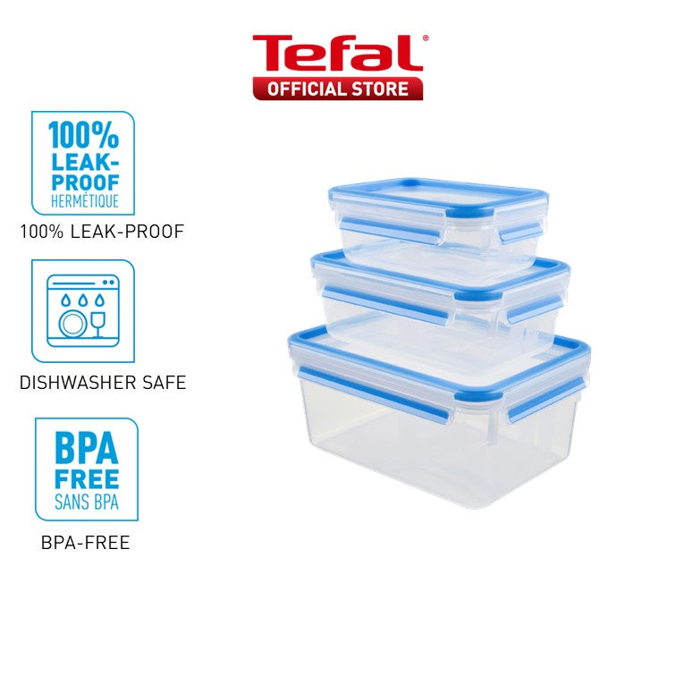 Tefal Masterseal Fresh Box 3pcs Set K30289