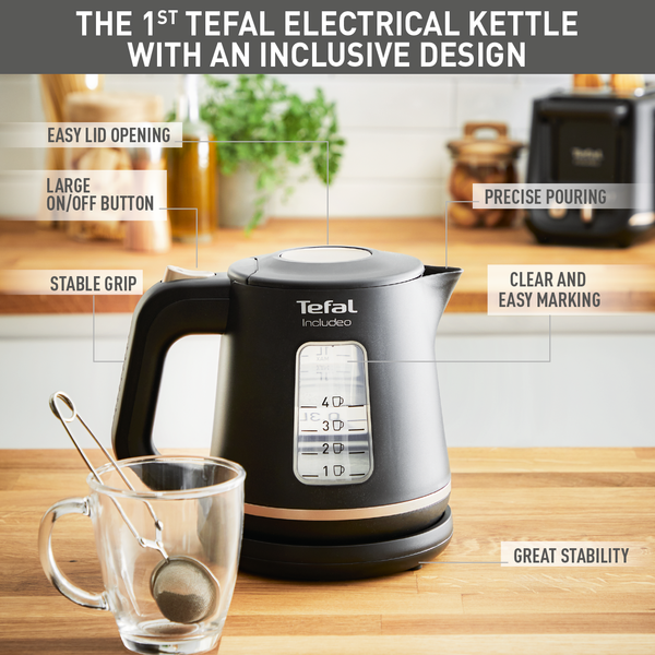 Tefal Includeo Electric Kettle (2000W - 2400W)1.0L KI5338