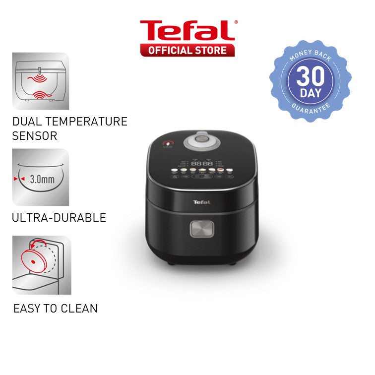 Tefal Far Infrared IH Fuzzy Logic 1.5L Rice Cooker RK8868 - Far Infrared, 6-layer non-stick pot, 8 cups, 13 programs,removable lid