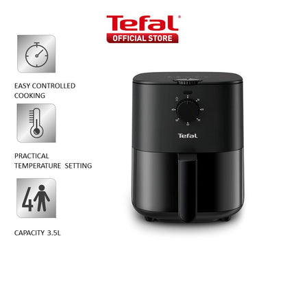 Tefal Easy Fry Compact Healthy Air Fryer 3.5L 4-in-1 EY1308 - Fry, Roast, Bake, Grill, Hot Air technology, Fast & energy efficient