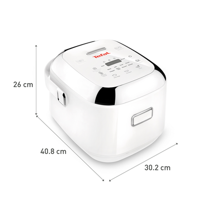 Tefal Rice Cooker Mini Pro Induction RK6041  12 Programmes, AI, 6-Layer, 24H Keep-Warm, 4 Cups