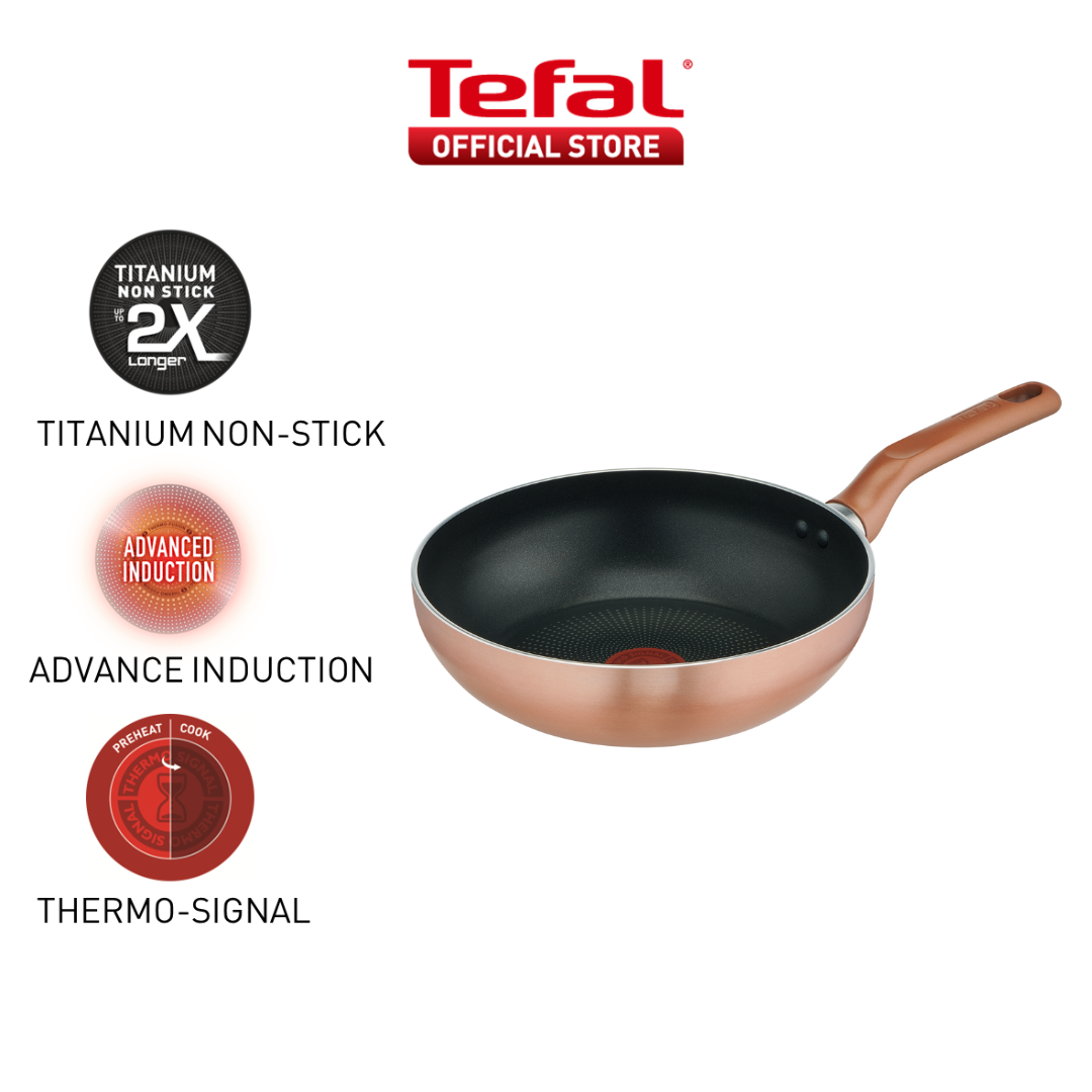 Tefal Cook & Shine IH Cookware (Wok Pan, Frypan)